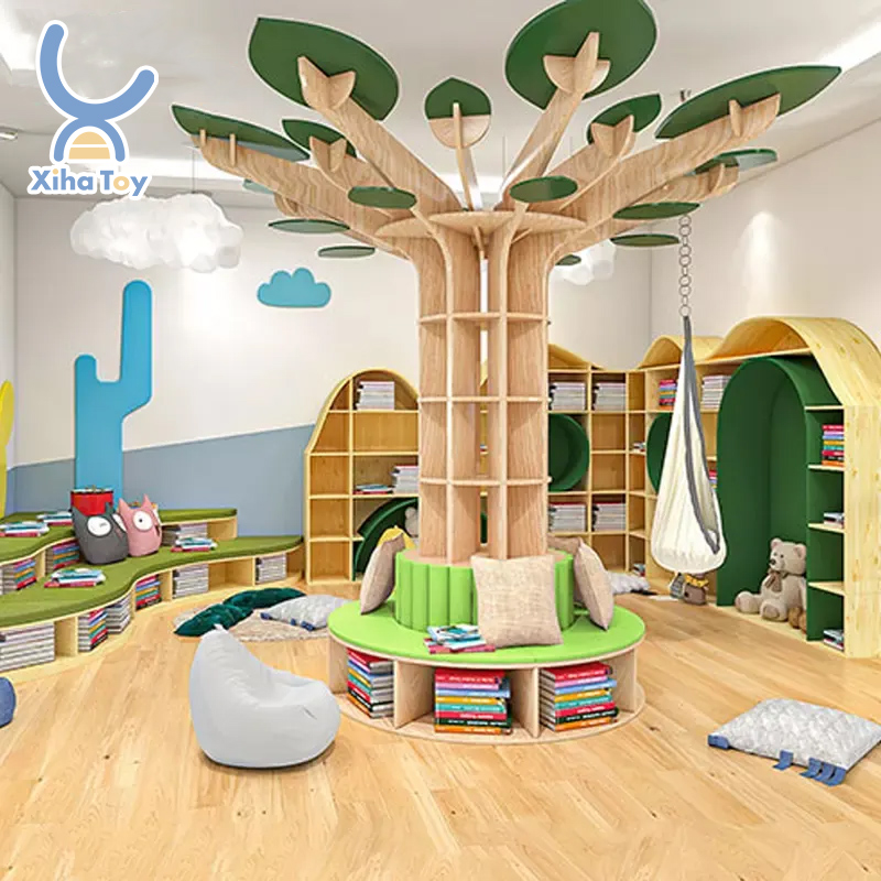 XIHA Preschool Daycare Furniture School Kids Montessori Kindergarten Furniture Table And Chair Set Daycare Supplies Best Service