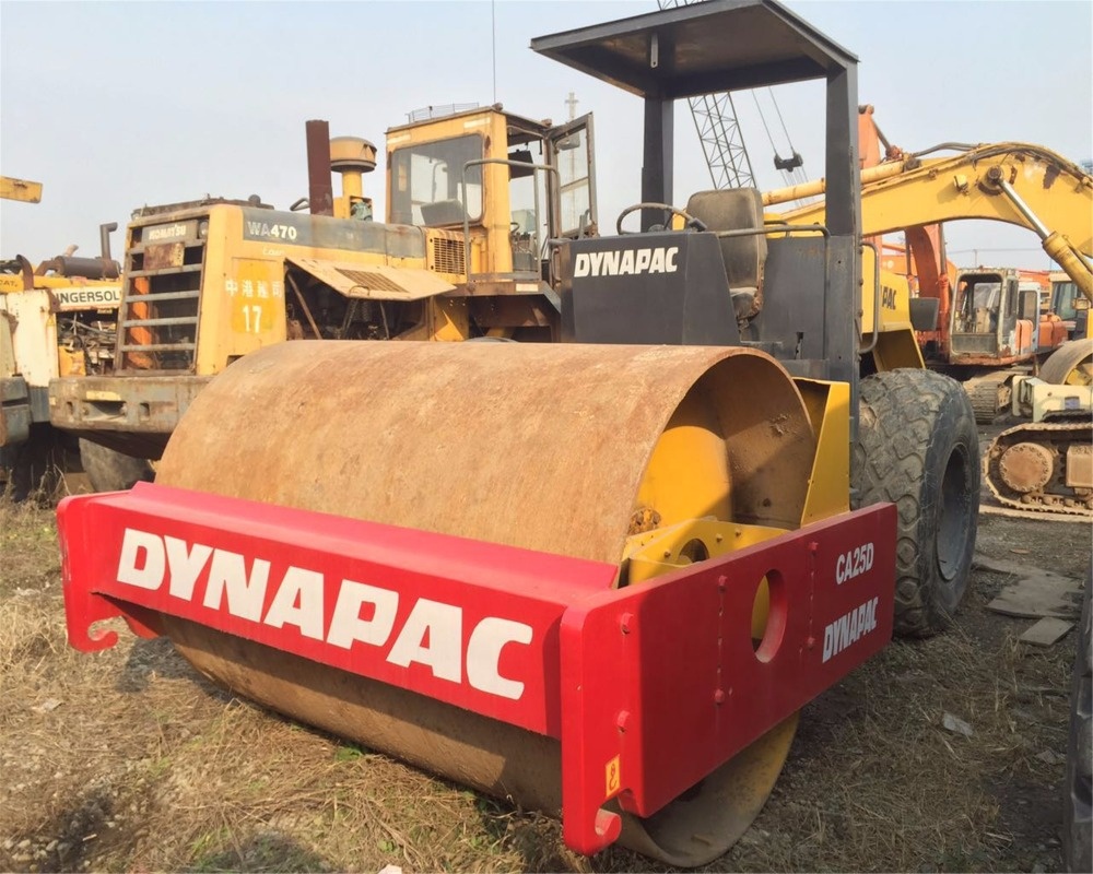 Used Dynapac CA25D road roller in good condition, also sale ca30d from Sweden
