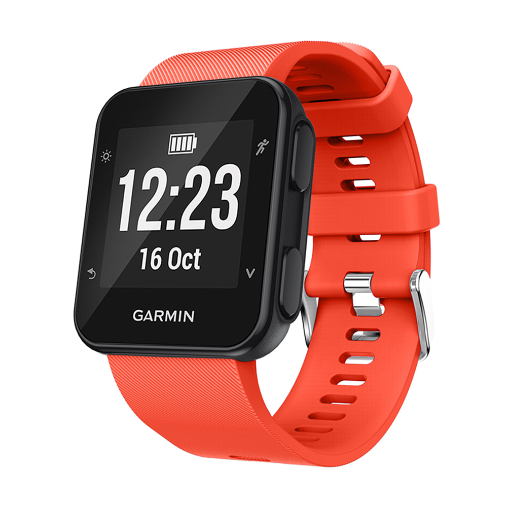Силиконовый мягкий ремешок для смарт-часов Garmin Forerunner 35