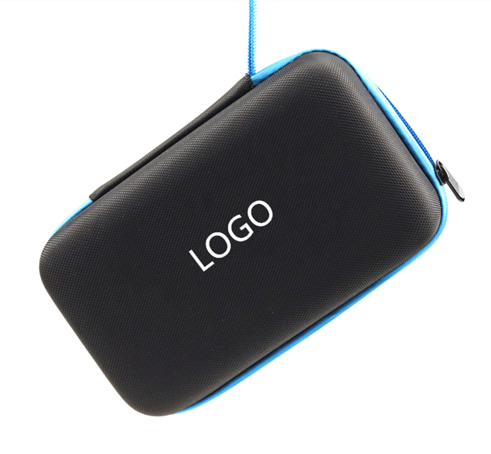 Odorless No Smell Customized Logo Black EVA Polyester Case EVA case with zipper