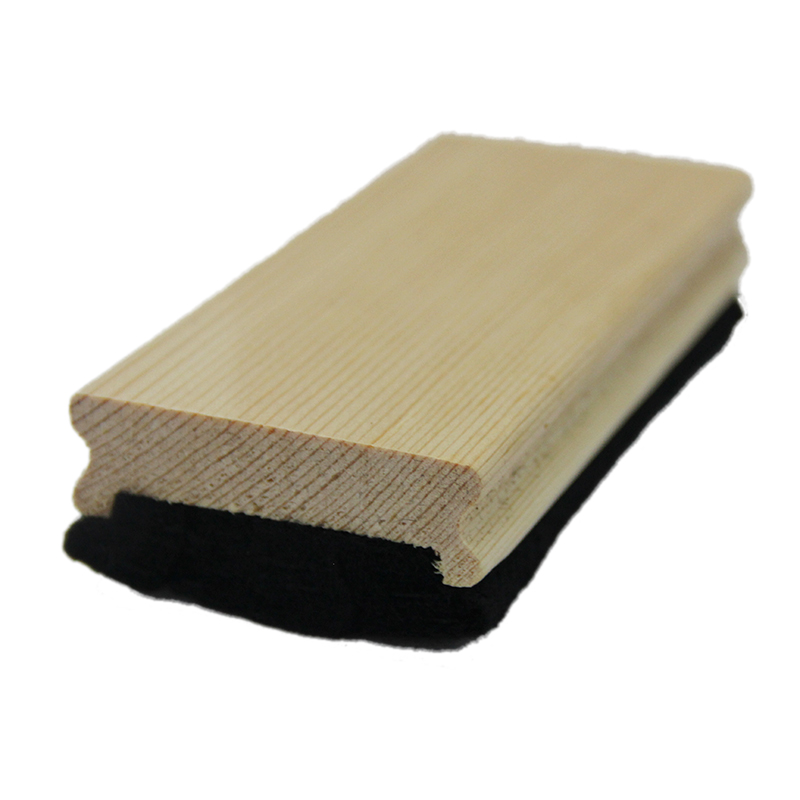 Custom logo Multiple size Chalkboard Eraser Wood White Board Cleaner school office stationery felt eraser
