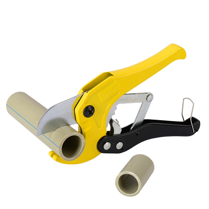 DAJING hand plumbing tools PVC PPRC pipe cutters Sharp Easy Pushing Red 42mm PPR Scissor Pipe Cutter For Plastic Tube