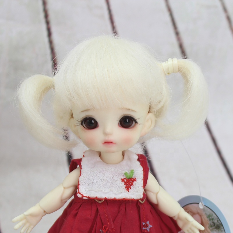 Новинка ob11 бегущий ребенок Meijie pig jd Кукла парик мохер 1/8 BJD накладные волосы