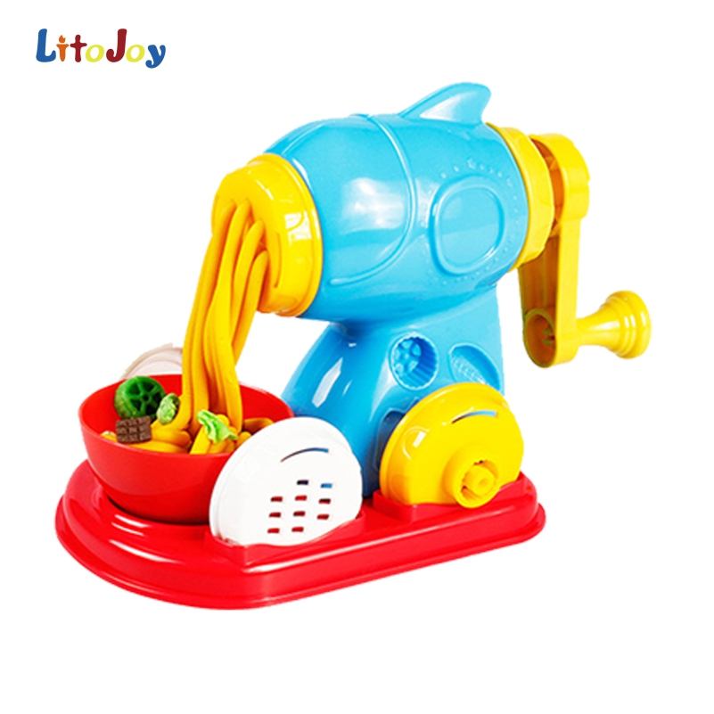 Игровой Набор игрушечных машин для лапши теста для детей, чтобы делать вид, играйте и готовьте собственную игрушечную еду