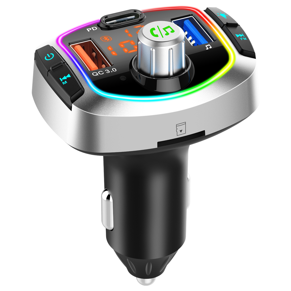 BC63 Car Phone Charger Handsfree Bluetooth Fm Transmitter For Car Van Suv Truck