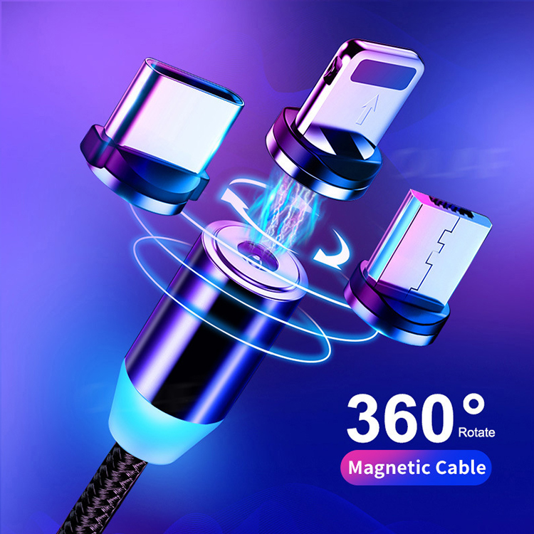 Новинка; Лидер продаж usb кабель с нейлоновой оплеткой 3 в 1 взаимный обмен данными между компьютером и периферийными устройствами micro lightning Тип c Магнитный зарядный usb кабель