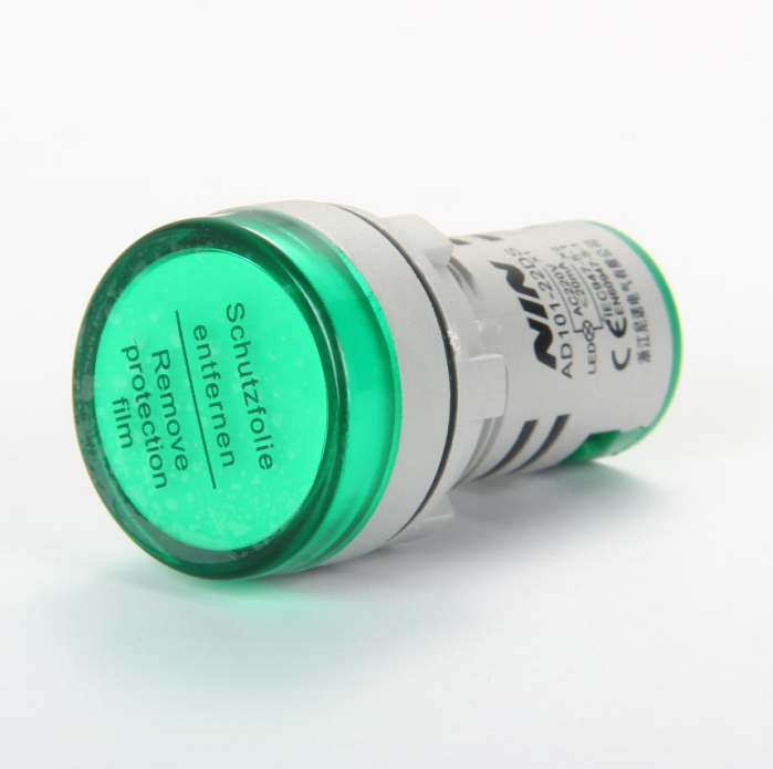 Factory price 22mm 120v waterproof led spontaneous indicator light