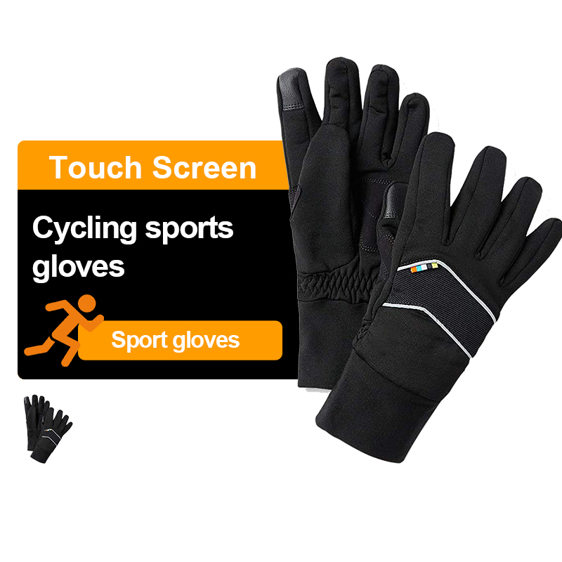 HSD Factory New Cool Design durable Spring Winter Outdoor Sport Gloves Black Running Hiking custom logo fitness bike gloves