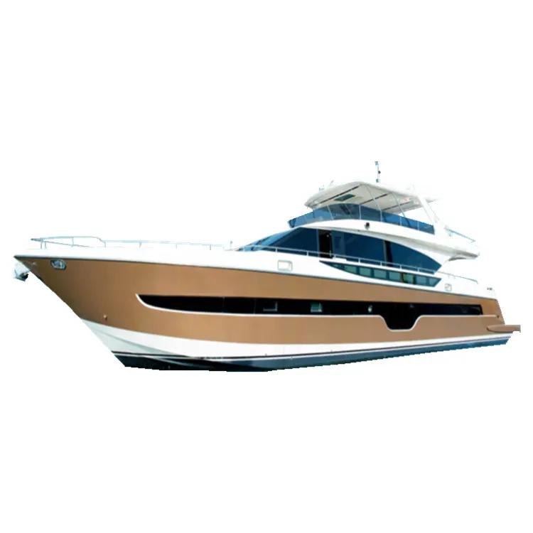 Center Cabin Boat for Sale CE Certificated Sea Ocean Fiberglass 85ft Outboard Engine Luxury Yacht