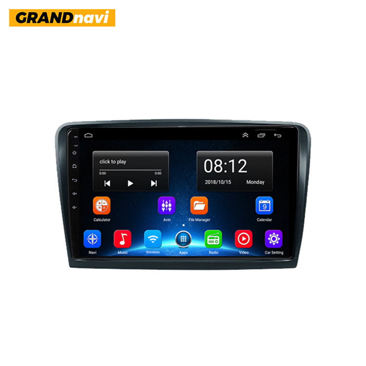 GRANDnavi universal wireless carplay car gps radio multimedia stereo Android radio de pantalla for SKODA SUPERB 2009-2013