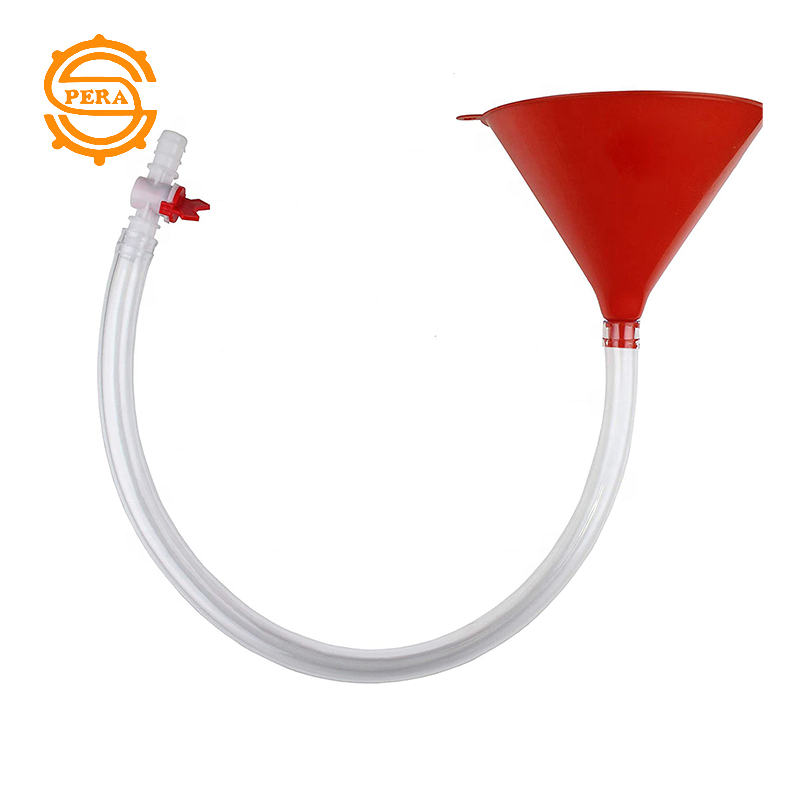 Beer Bong Funnel with Valve  Kink Free Tubes singe lDouble Head Beer Bong with Leakproof Easy Valve for the Drink