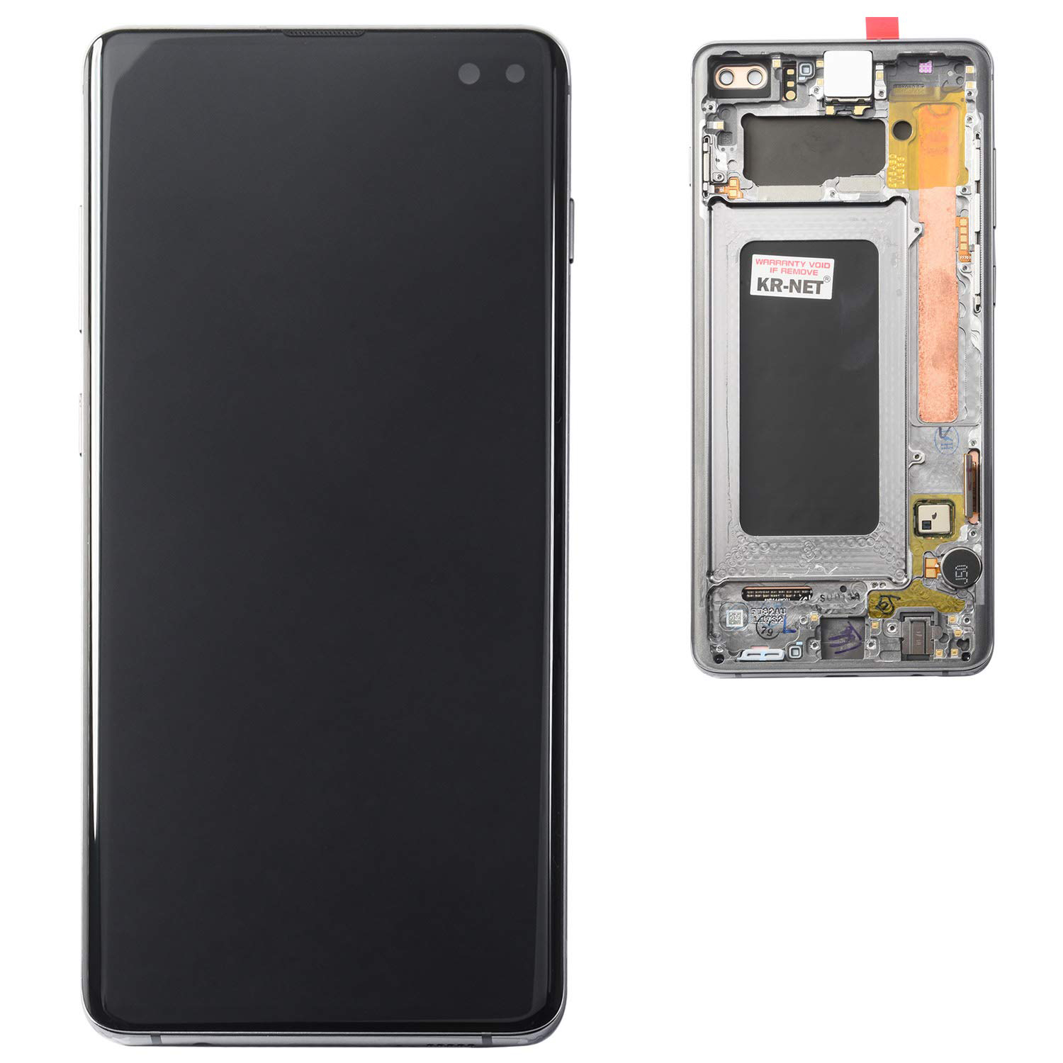 Лидер продаж, ЖК-экран и дигитайзер в сборе для Samsung Galaxy S10 Plus G975 + черная рамка