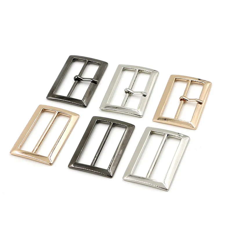 High Quality Zinc Alloy Belt Slide Buckle Blank Gold Buckles For Belt Accessories