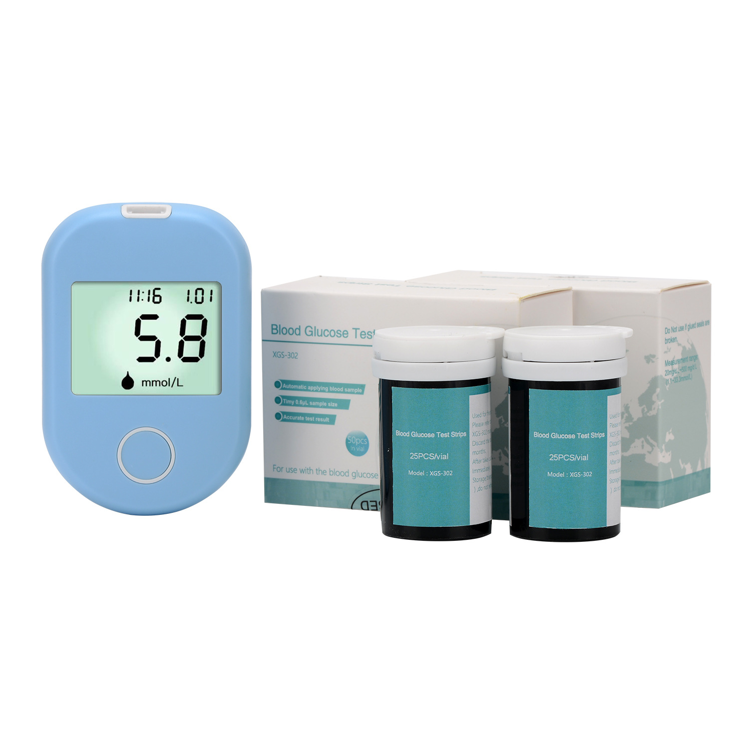 high precision blood testing product smart Blood glucose meter glucometer blood glucose