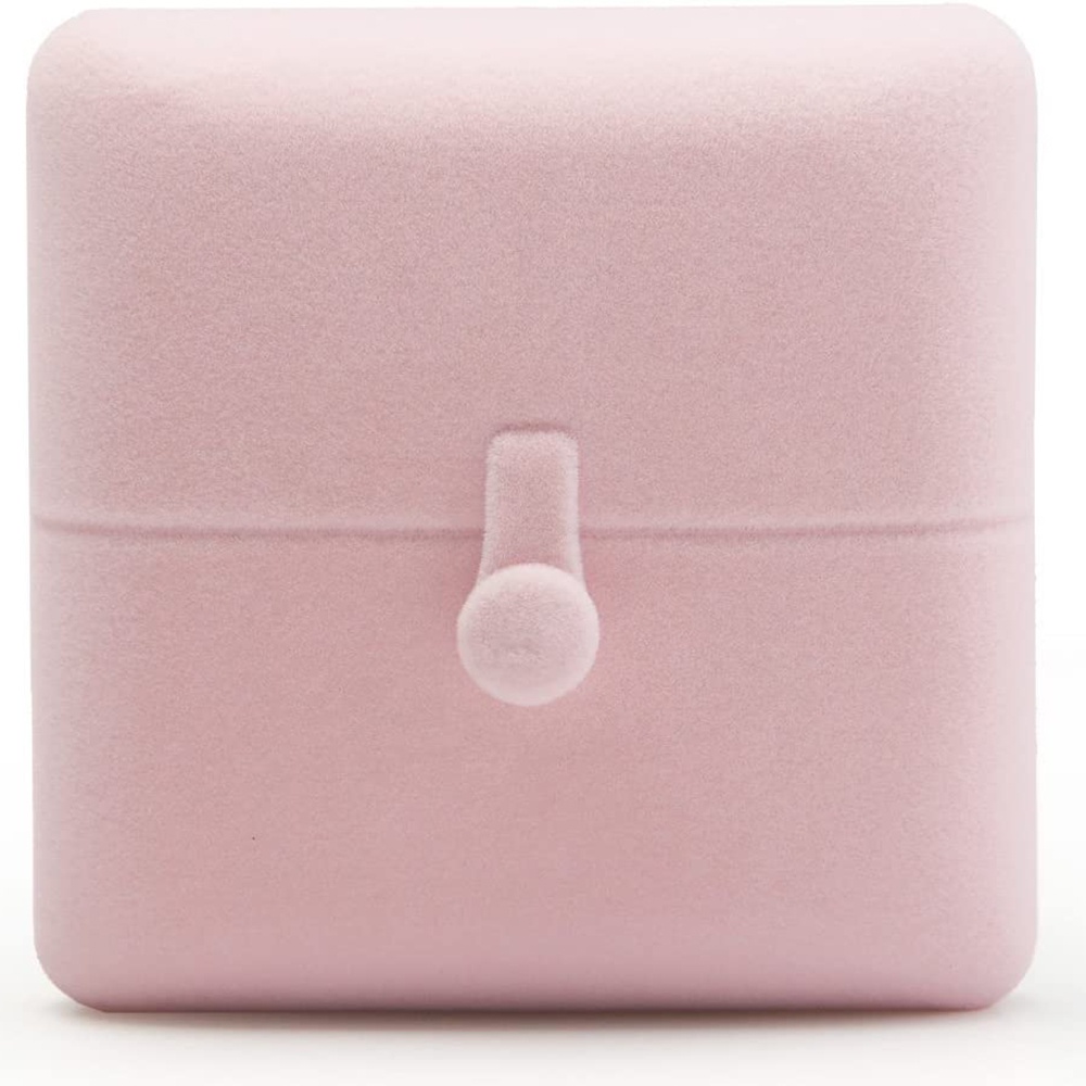 High Quality Double Open Jewelry Holder Velvet Gift Box Jewelry Packaging Box