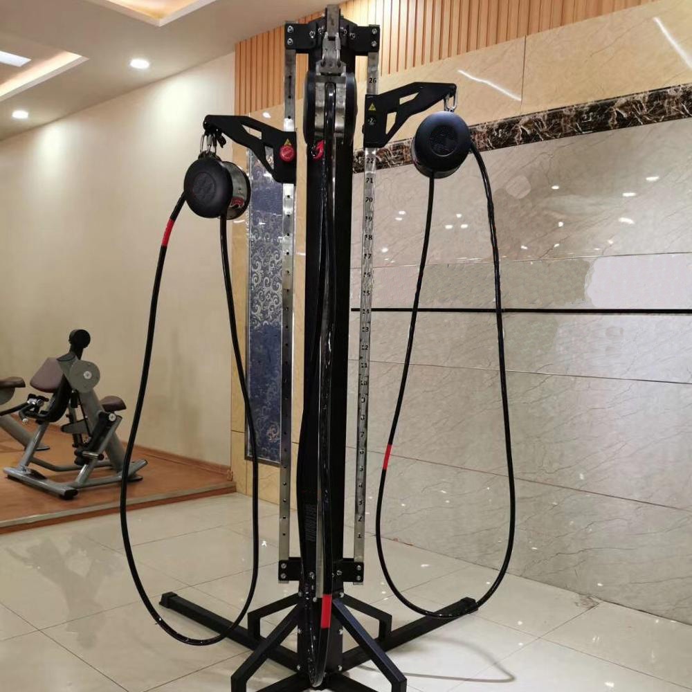 New Products Adjustable Endless Climbing Pulley Resistance Elastic Bands Four position rope pulling training combination Machine