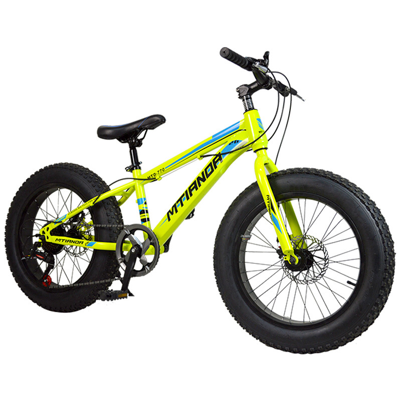 7 speed lady beach bike 20inch snow bike 4.0 fat tire aluminum alloy rim snow bicycle