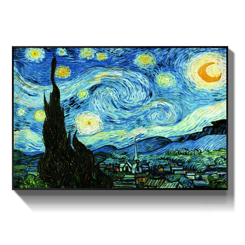 Popular Abstract Van Gogh Digital Oil Painting Acrylic 3D oil PAINTING van gogh paint by number for van gogh painting
