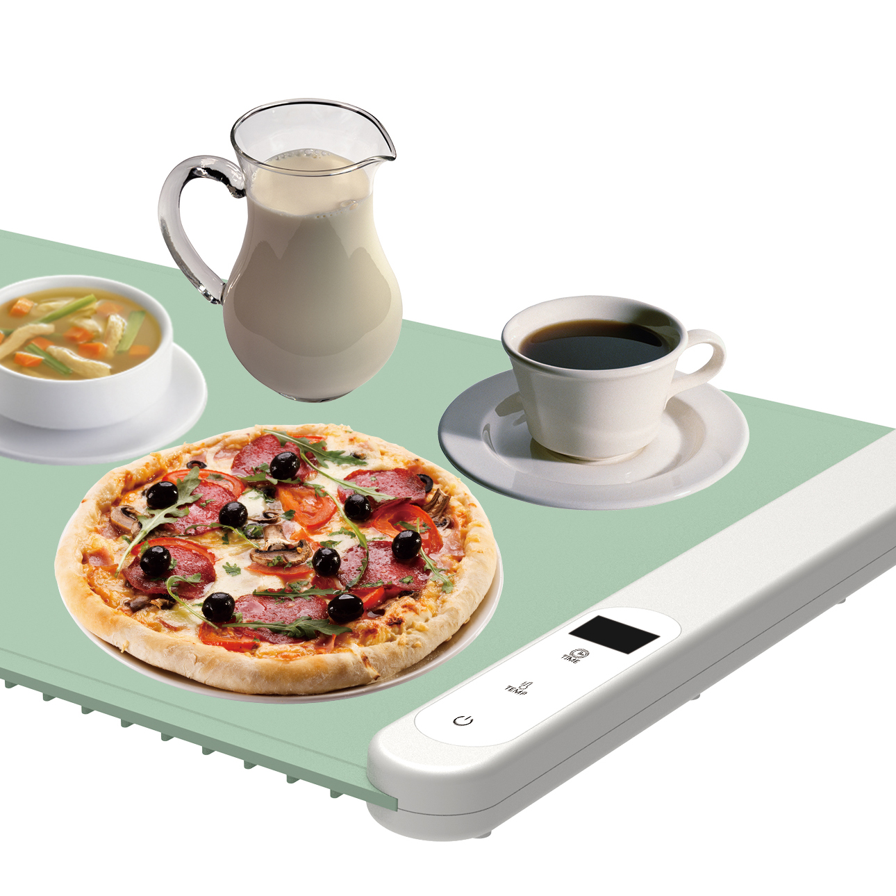 Food Warming Mat Portable Foldable Electric Dish Warming Tray Dish Warmer Silicone Food Warmer