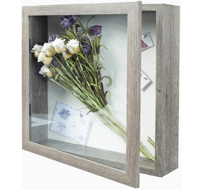 Deep Shadow Box Picture Frame with Linen Board