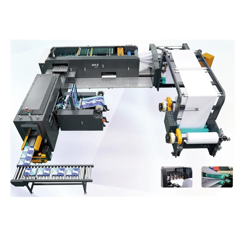 Full Automatic A4 Office Copy Paper Cutting And Packaging Machine