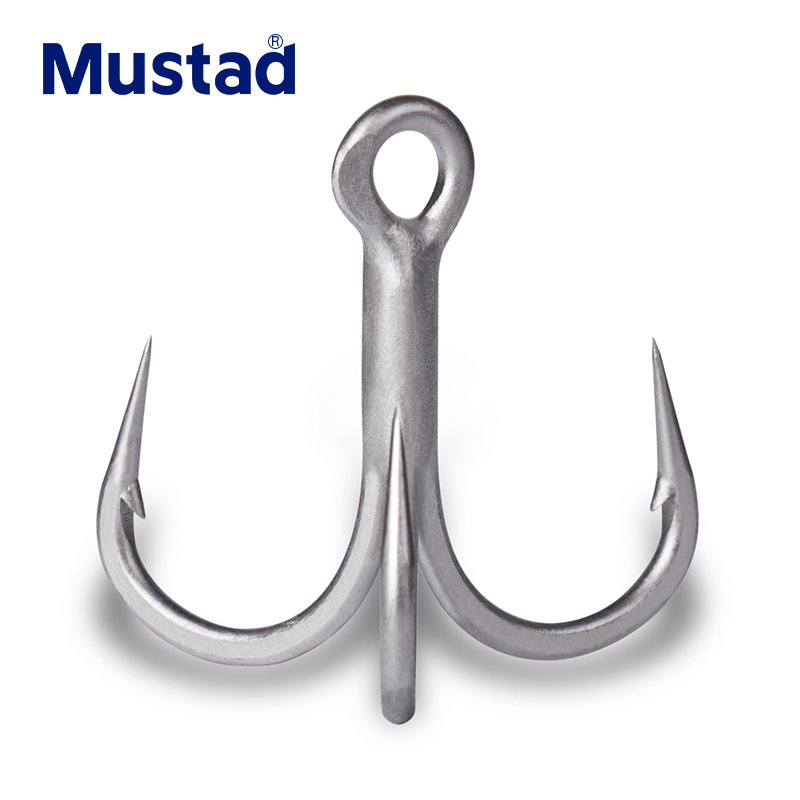 Mustad 36328 7X прочная морская Рыболовная Снасть оптом классический тройной рыболовный крючок Mustad