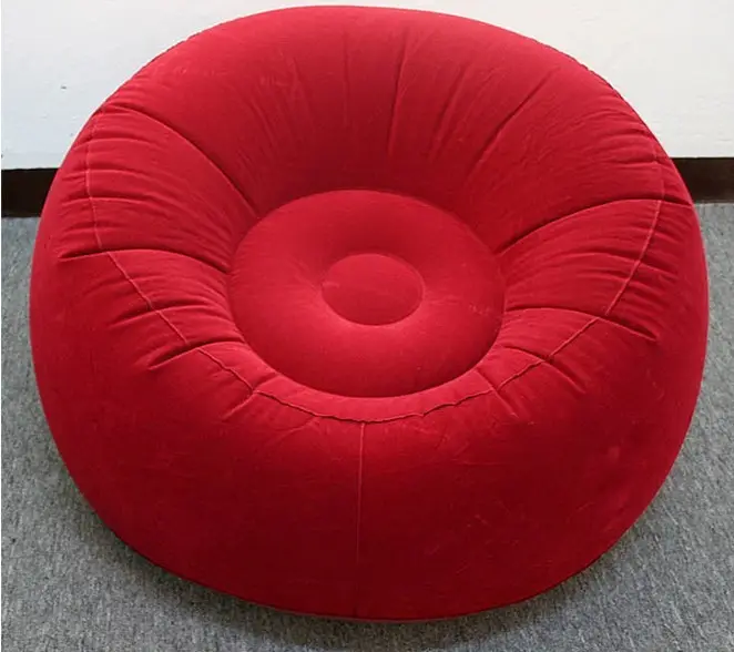 Подгонянное цветное Надувное круглое кресло-пуф, стекающееся на одно сиденье, кресло для дивана