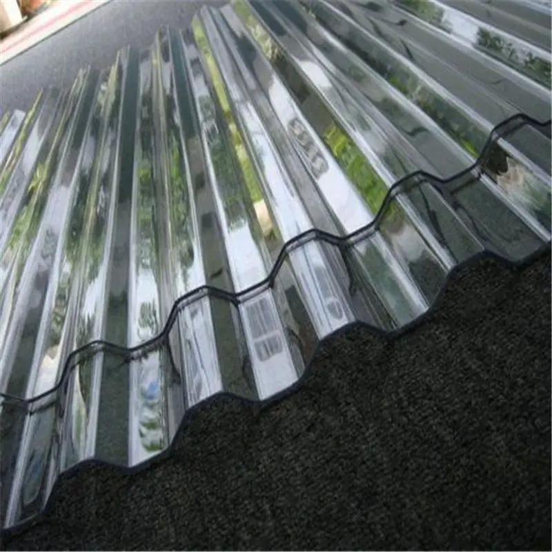 Popular polycarbonate plastic corrugated wave sheet for building materials decorative