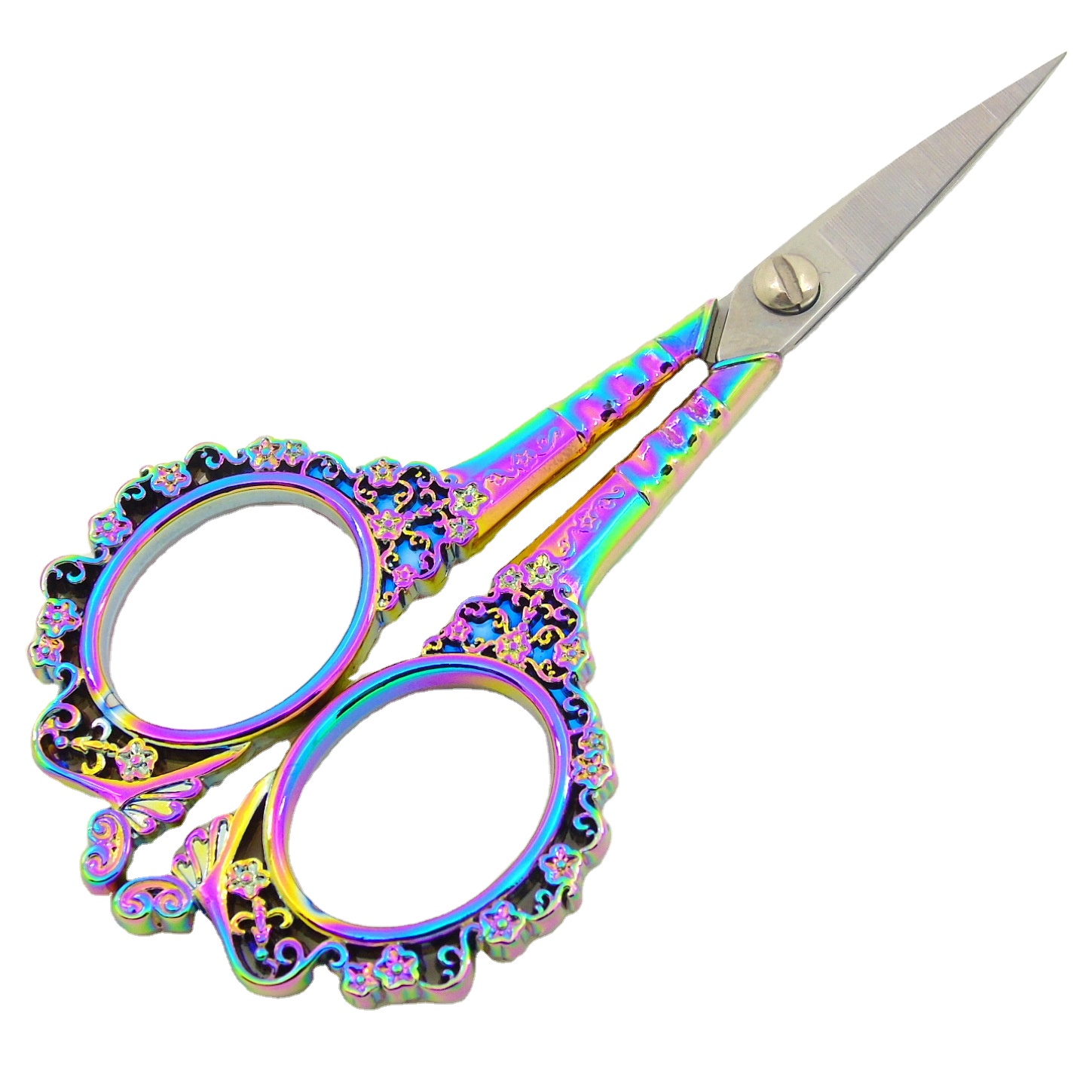 European Style Classical Professional Plum Blossom Scissors Nail Art Tools Stainless Steel Nail Art Scissors