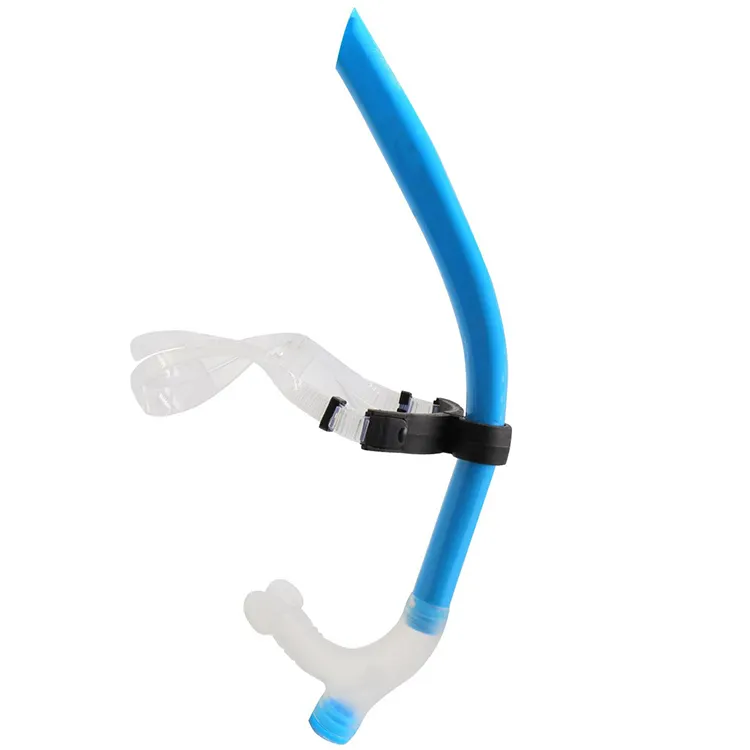 Professional Factory Custom Training Underwater Swimming Snorkel Silicone Freediving Breathing Tube With Wholesale Price