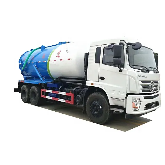 6x4 Dongfeng 16000 liter sewage tanker truck price