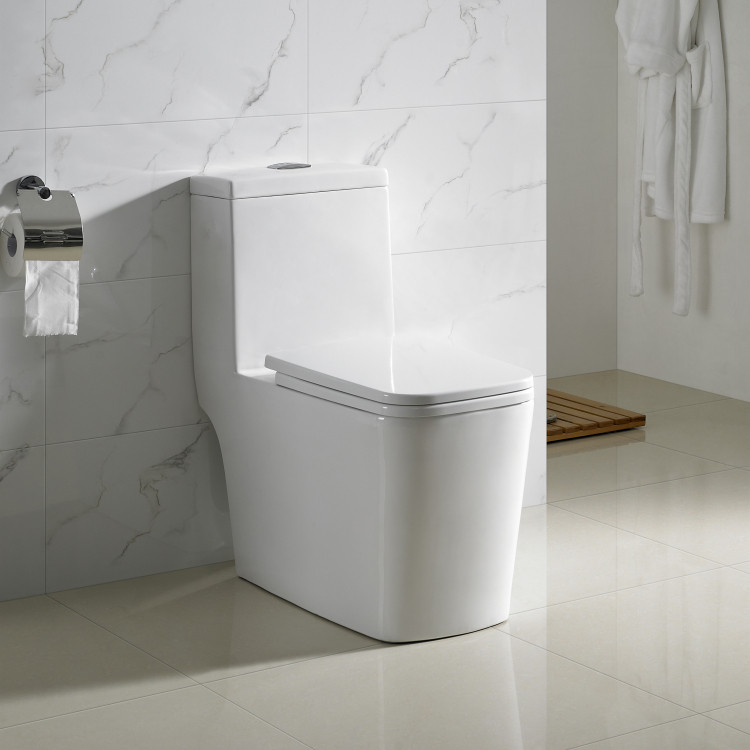 Toilet & Accessories 2021 Hot Sale white ceramic toilet water saving big impact Toilet Bowls