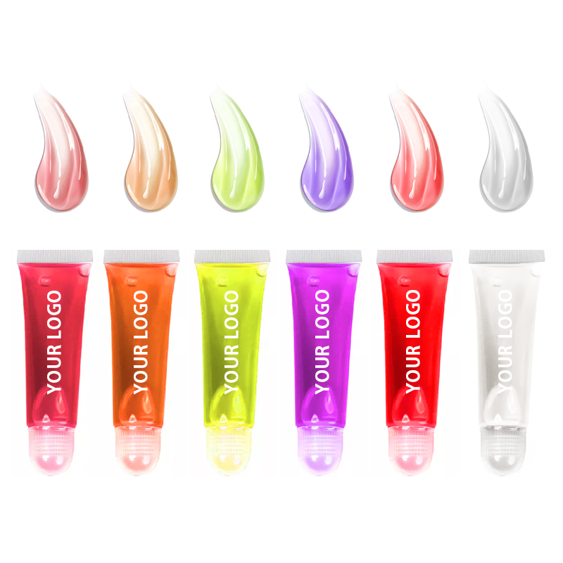 SHICELLE-Mini Lip Gloss с Private Label, Clear, Custom, Kids, No Logo Lipgloss, non Sticky, Make Your Own, Vegan Pink