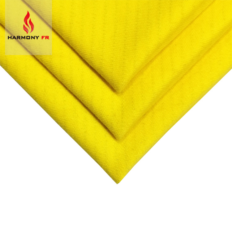 Knitted Interlock EN1149-3 Anti Static FR Protective Fabric