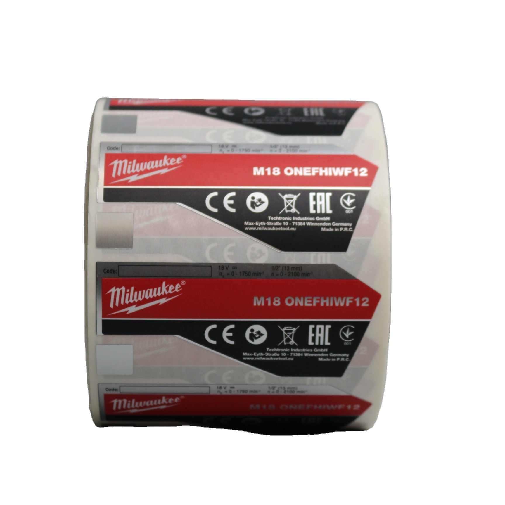 Custom Impact Recorder Label Sticker electronic label Shock Indicators Packaging adhesive Label