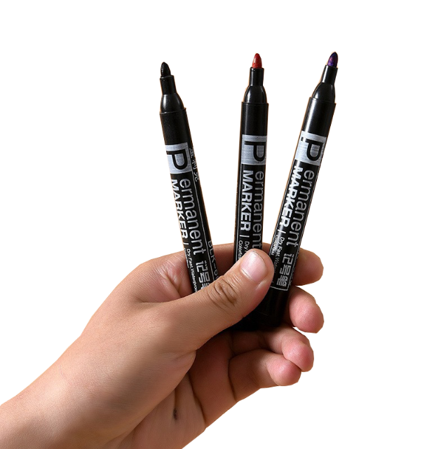 wholesale Multi-Color LED Board Chalk Marker Pens Dual Tip Brush color Marker Pens Set Liners Soft Painting Art Marker Pens