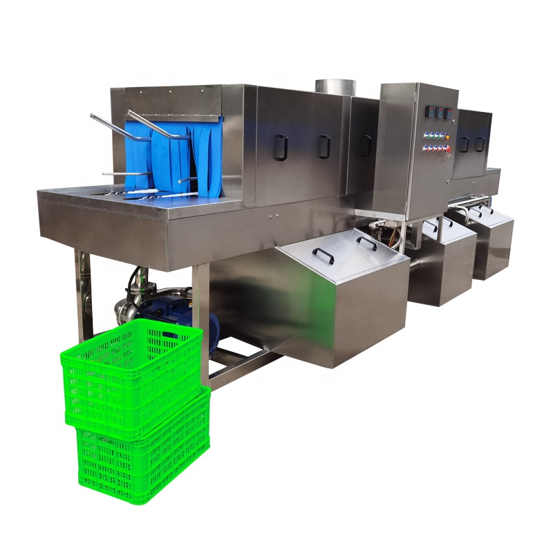 Plastic Box Tray Washing Machine/Meat Crate Wash/Egg Basket Washing Machine