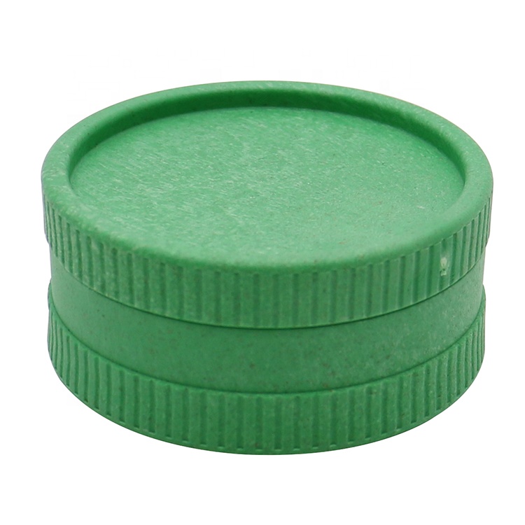 UKETA Wholesale Eco Friendly Custom Logo Biodegradable Hemp Herb Grinder for Weed