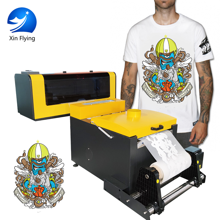 China XinFlying Wholesale Lifetime warranty xp600/4720head 30cm mini dtf printer a3/mini powder machine dtf