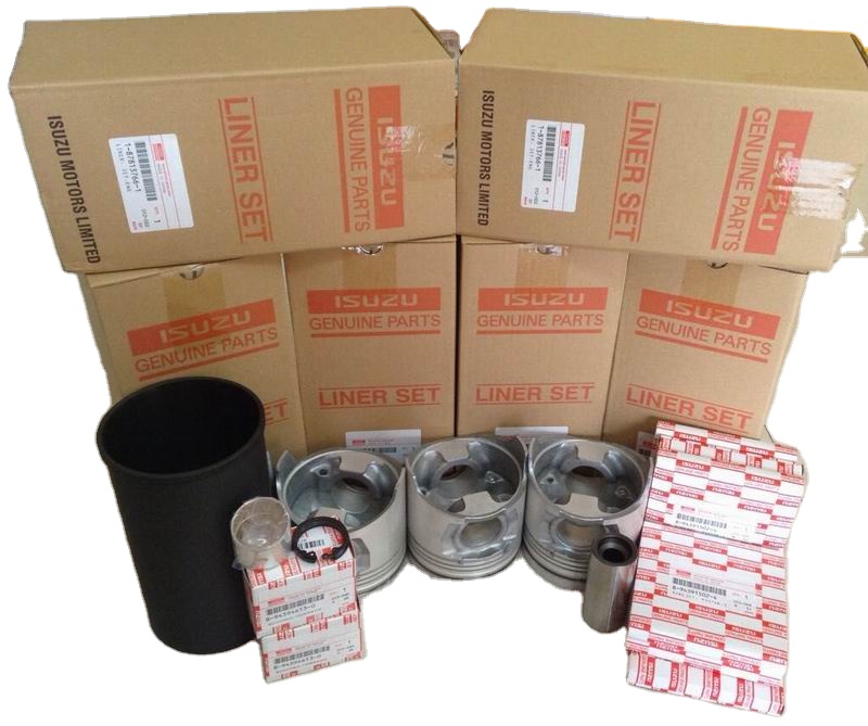 Excavator Engine Part for Isuzu 6WG1 6BG1 6BD1 6HK1 6HH1 Engine Cylinder Liner Kit