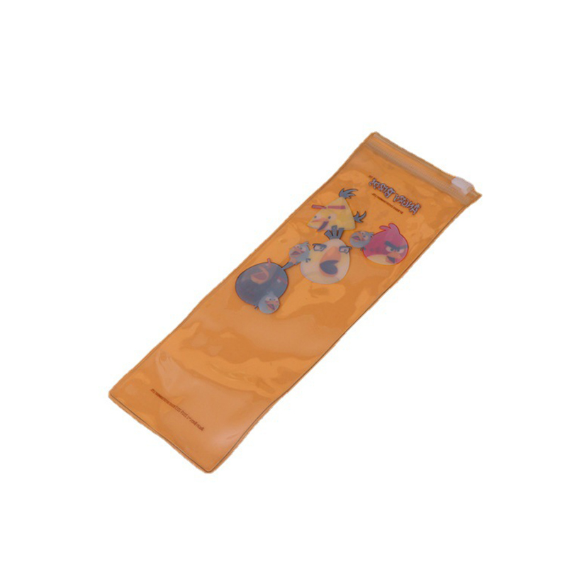 Children Cartoon Pencil Bag PVC Transparent Gift Bag Biodegradable Recyclable Ziplock Bag