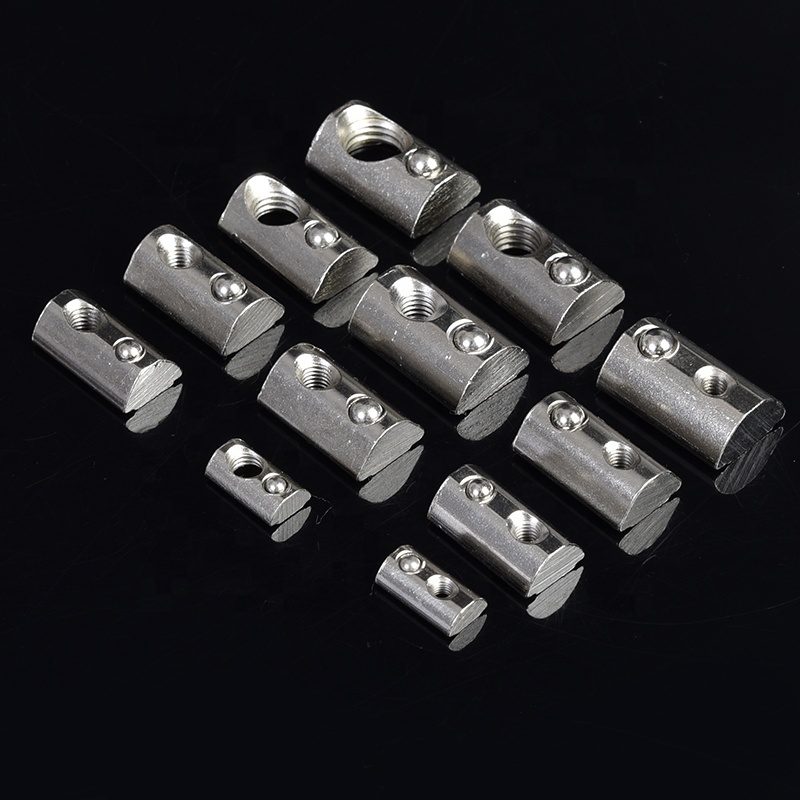 European Standard 30 -M6 Customized Zinc Plated Furniture Self-clinching Rim Hammer Nut Fasteners Self Clinching T Slot Nuts