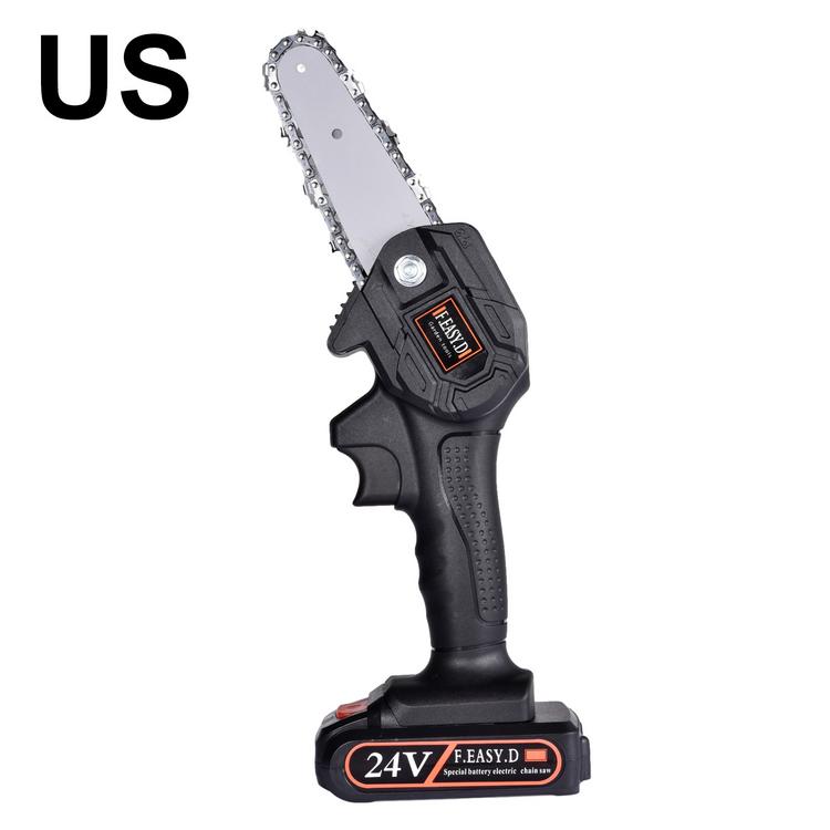 24V Electric Chainsaw 4-Inch Cordless Portable for Wood Cutting 24V mini chainsaw 4 inch cordless electric portable chainsaw