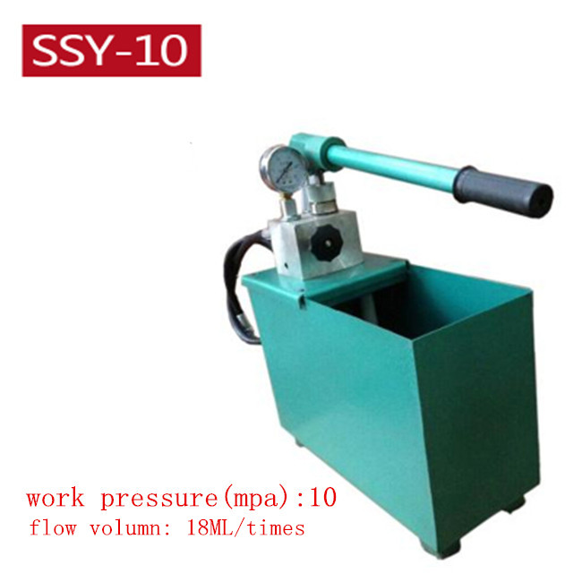 High Quality Hand Operated Hydraulic Test Pumps Manual Pipeline Pressure Test Pump