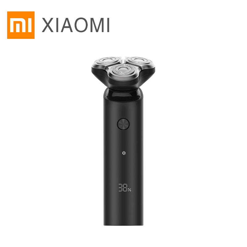 Xiaomi Mi S500 Electric Men shaver Portable Flex Razor 3 Head Dry Wet Shaving Washable Beard shaver for men Trimmer Intelligent