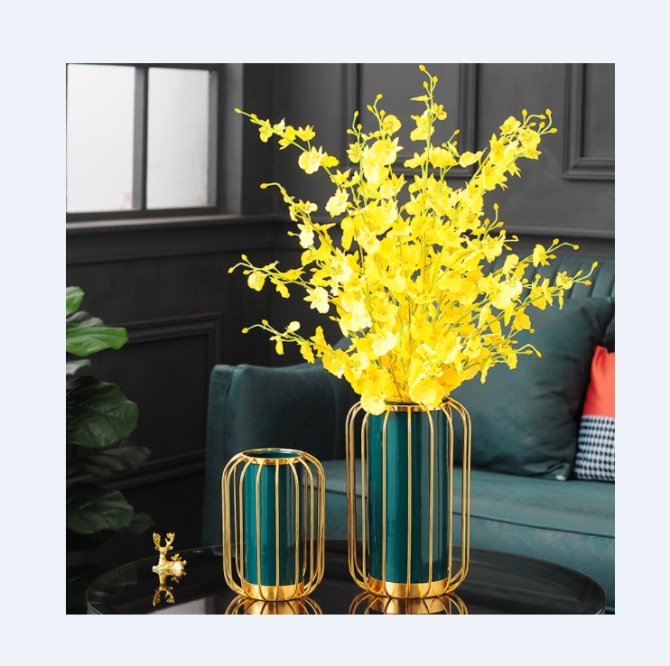 4 Size Modern Luxury Ceramic Vases Decor Home Creative Porcelain Flower Vase Nordic Vase For Wedding