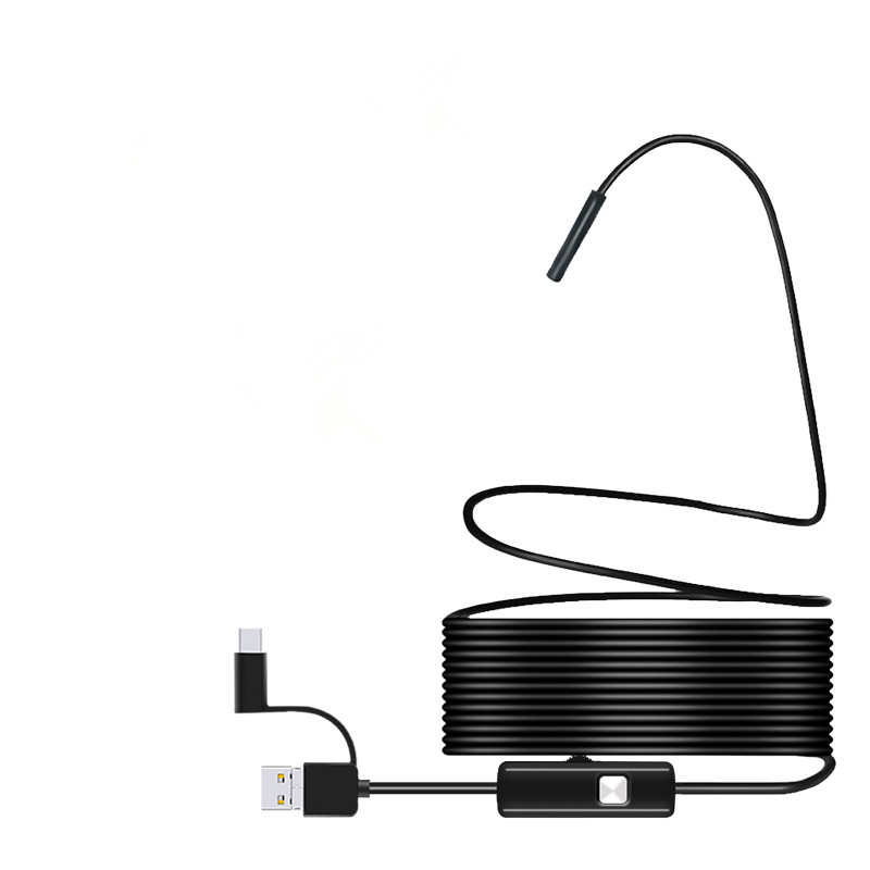 Drop shipping Amazon Hot Selling Shenzhen Endoscope Camera USB 8mm Waterproof Inspection Camera