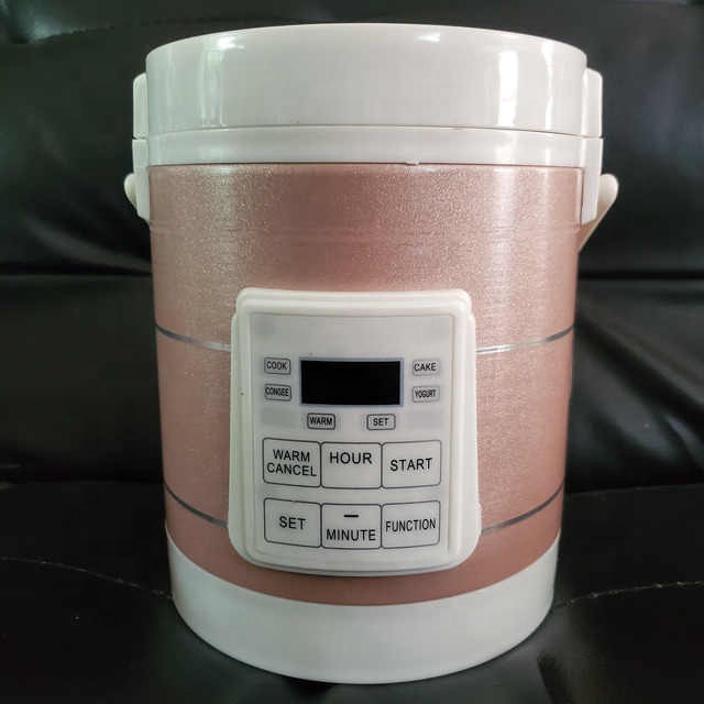 12V 24V Мини рисоварка автомобиль грузовик для супа, глиняный горшок для приготовления еды машина распаровщик еды электрическое Отопление Ланч-бокс еды нагреватель Warmer1.2L