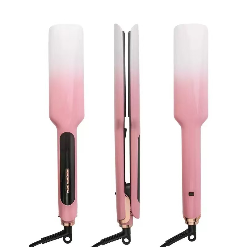 Multifunctional Straightening Straightener Brush Electric Heat Comb Straightener Curler Hair Fast Modeling Tool