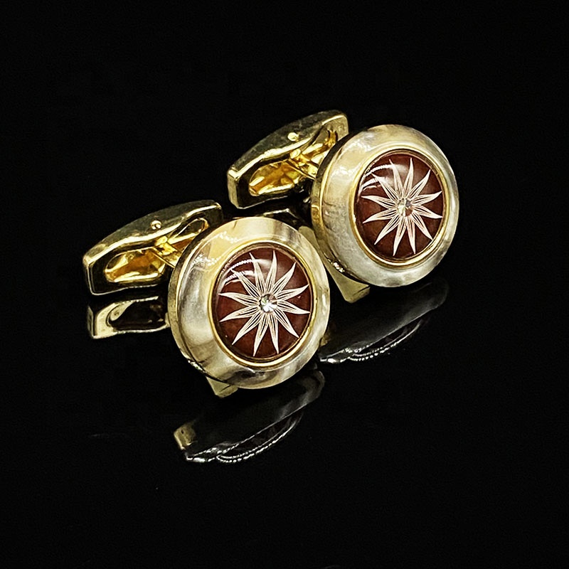 Custom Design Your Own Mens Shirts Stainless Steel Cufflinks For Wedding